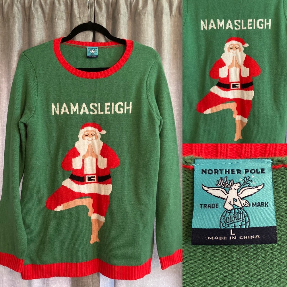 “Namasleigh” Sweater